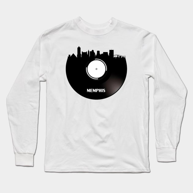 Memphis Vinyl Long Sleeve T-Shirt by Ferrazi